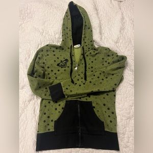 Roxy zip up hoodie, size extra-large, but fits like a medium.